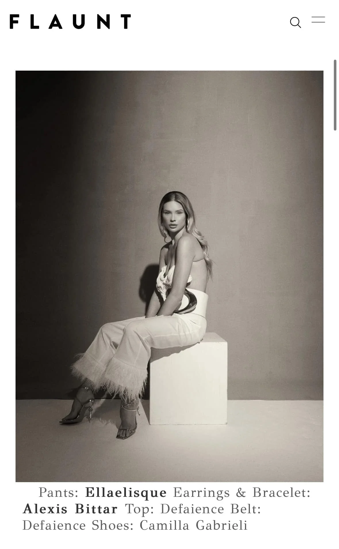 Josie for Flaunt, image 4