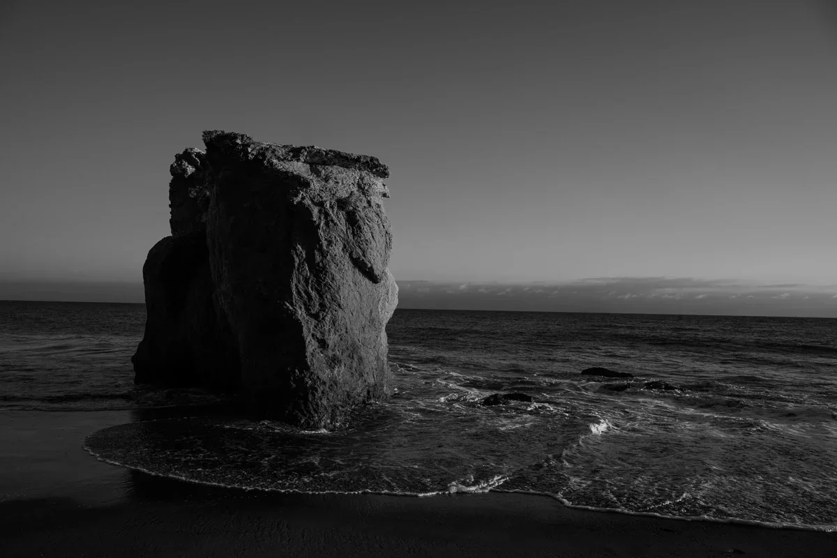 Sea Stack Monochrome