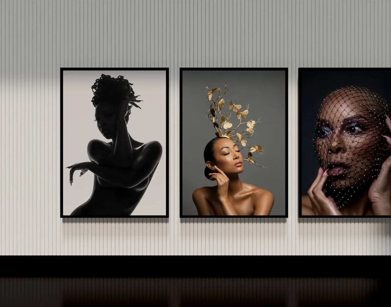 Triptych Portrait Wall