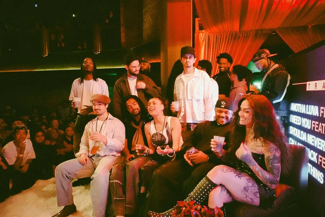 Kehlani & crew on stage -- Club Kehlani