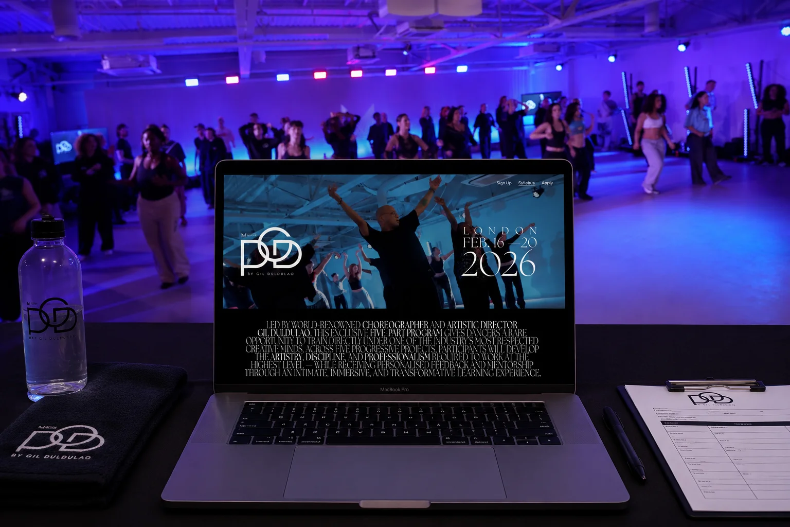 Website Showcase in Studio