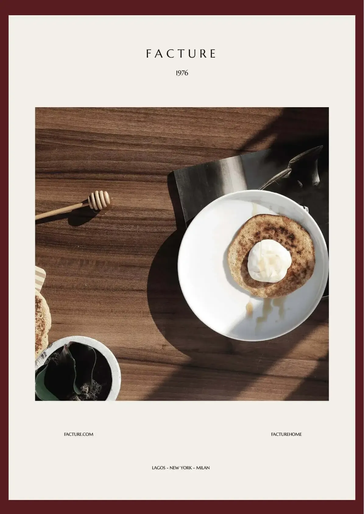 Magazine layout showing a tea cup on a saucer